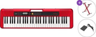 Keyboard without Touch Response Casio CT-S200 Basic SET Keyboard without Touch Response Red
