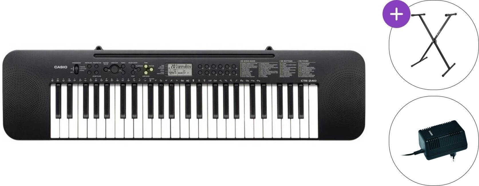 Keyboards ohne Touch Response Casio CTK 240 Basic SET Keyboards ohne Touch Response
