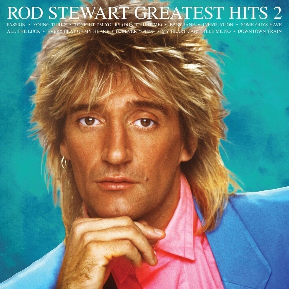 LP Rod Stewart - Greatest Hits Vol. 2 (Limited Edition) (Teal Coloured) (LP)
