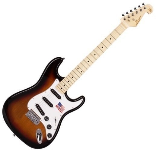 Elektrische gitaar SX SST ALDER 3-Tone Sunburst