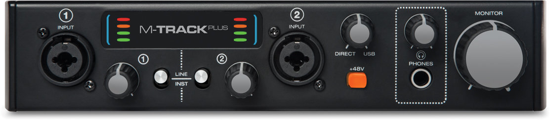USB-ljudgränssnitt M-Audio M-Track Plus MKII