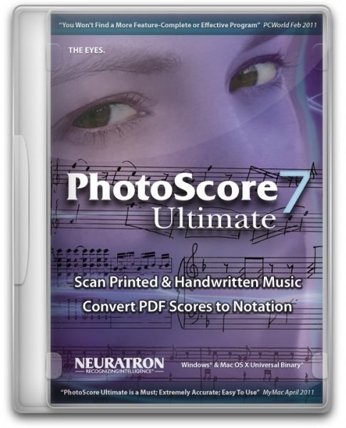 Software de partitura AVID PhotoScore Ultimate 7