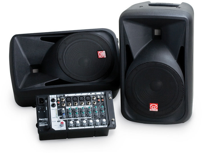 Přenosný ozvučovací PA systém  Superlux SP108 Přenosný ozvučovací PA systém 
