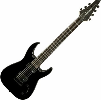 7-strenget elektrisk guitar Jackson JS22-7 Dinky Black - 1