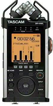 Portable Digital Recorder Tascam DR-44WL Black - 1