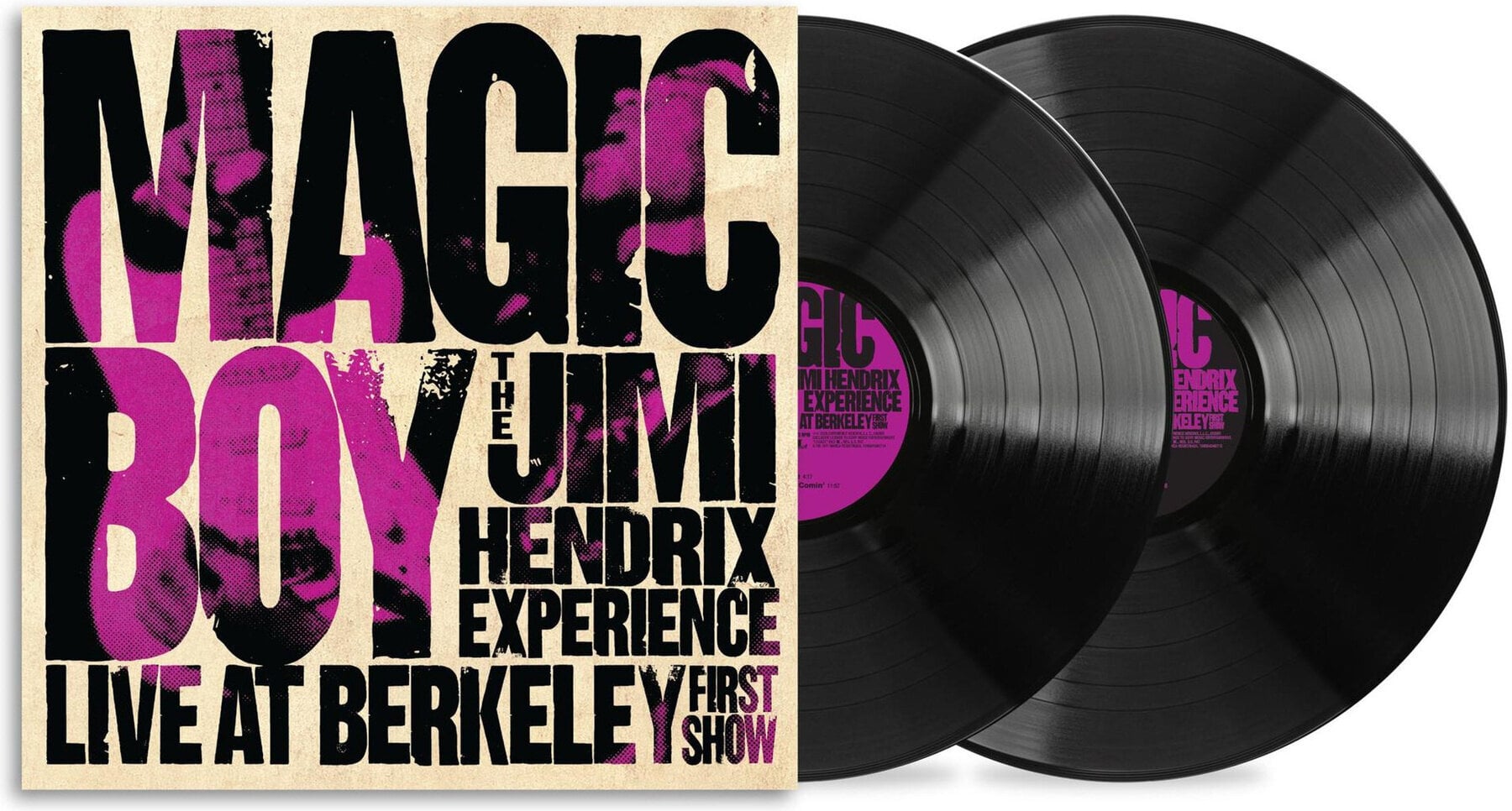 Vinyylilevy The Jimi Hendrix Experience - Magic Boy The Jimi Hendrix Experience Live At Berkeley (First Show) (2 LP)