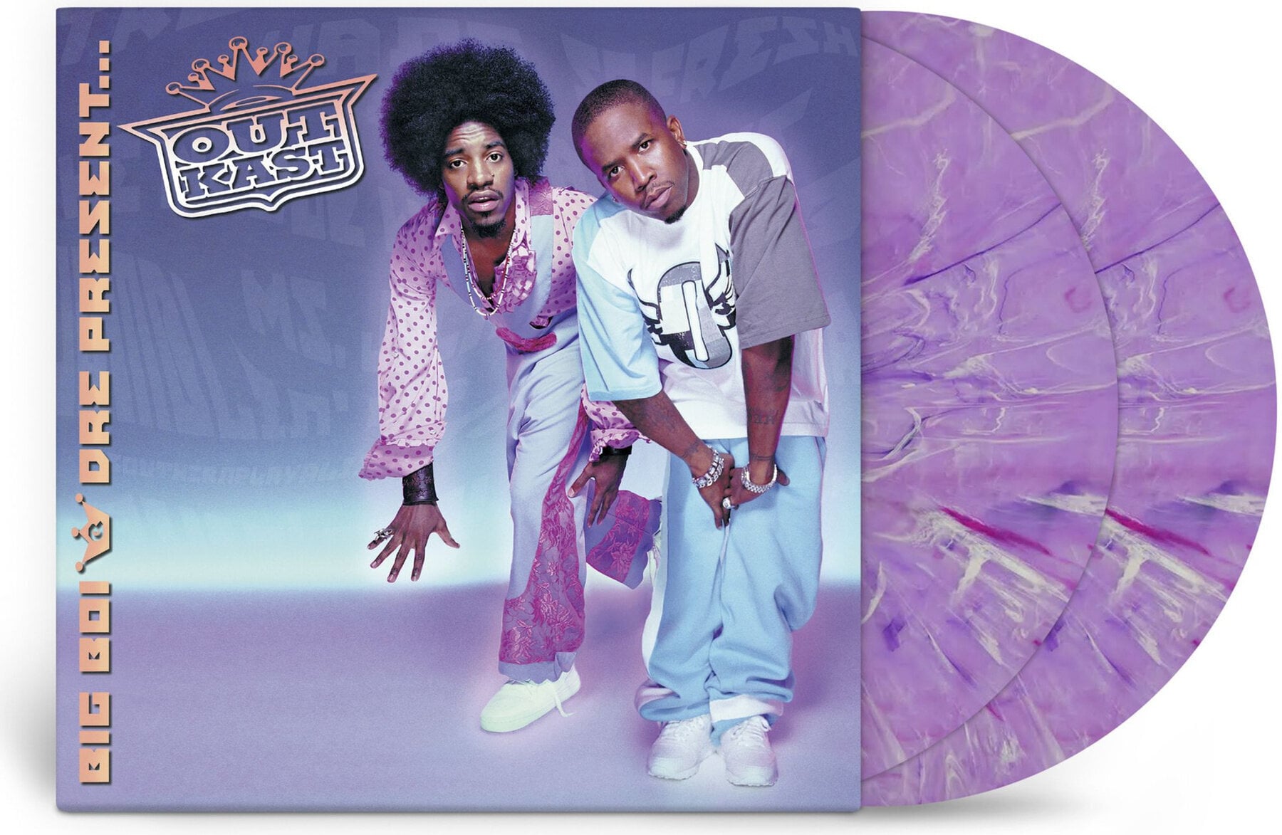 Vinyylilevy Outkast - Big Boi And Dre Present...OutKast (Violet Marbled Coloured) (2 LP)