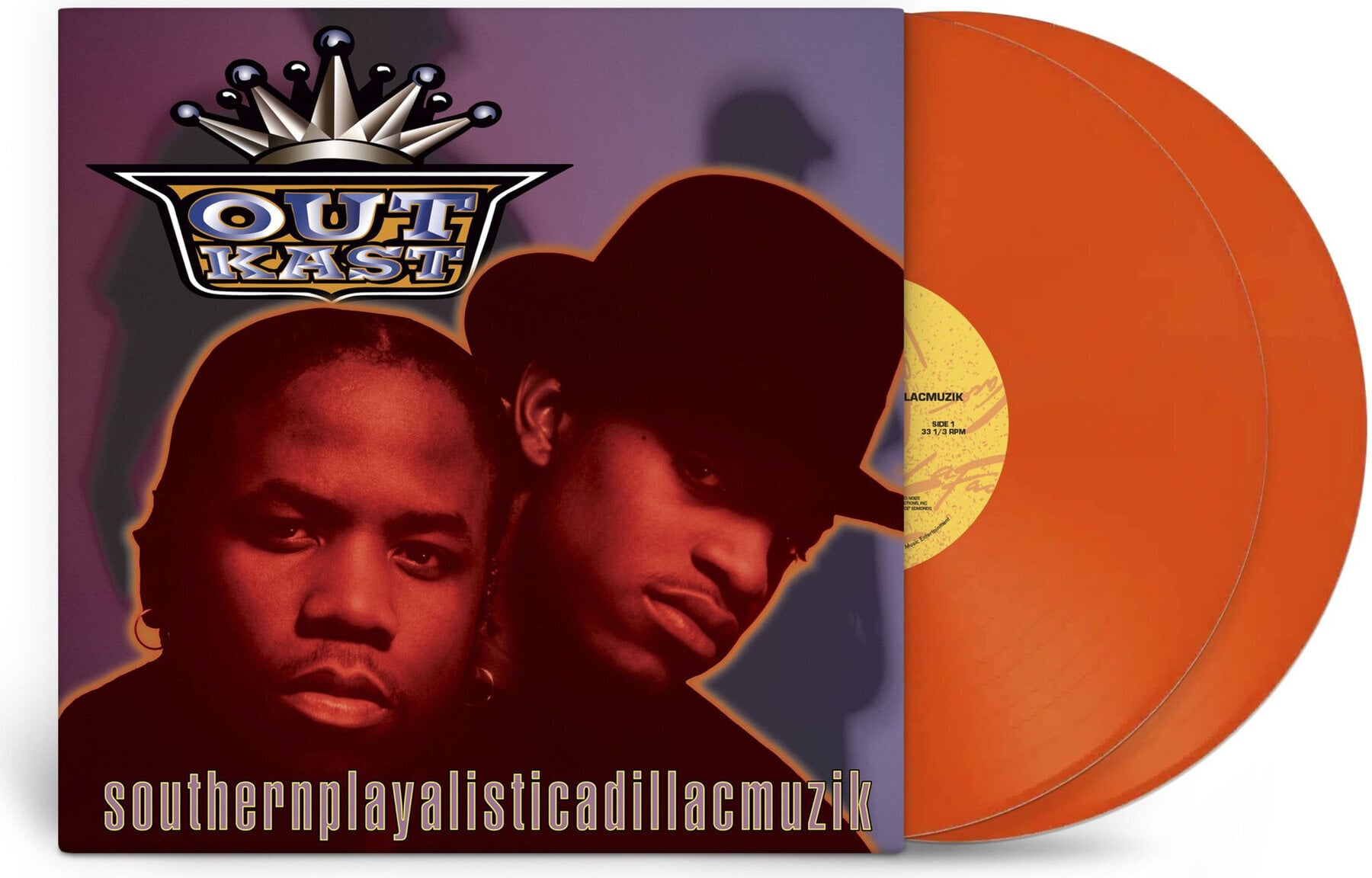 Vinyylilevy Outkast - Southernplayalisticadillacmuzik (Tangelo Coloured) (2 LP)