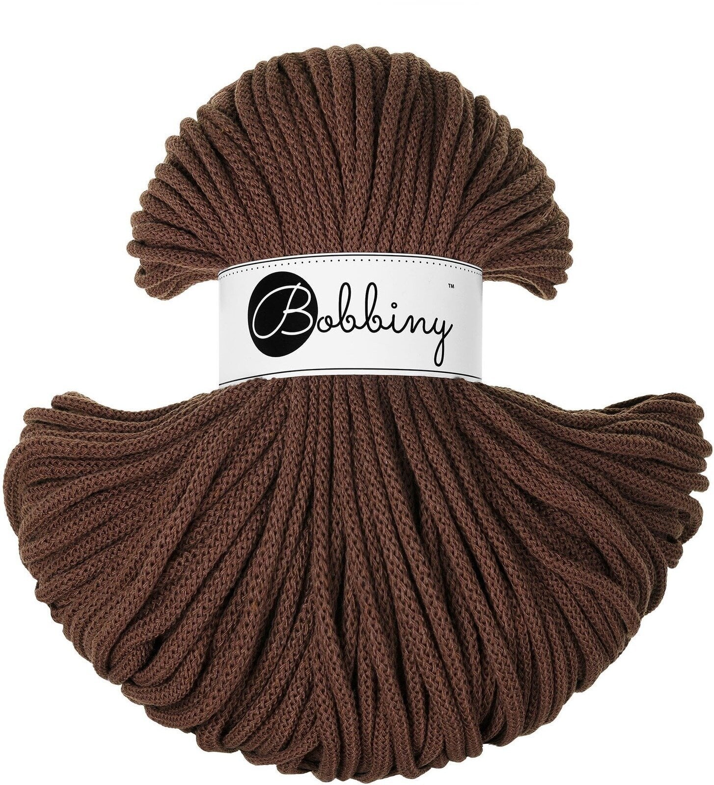 Șnur  Bobbiny Premium 5 mm 100 m Chocolate Brown Șnur 