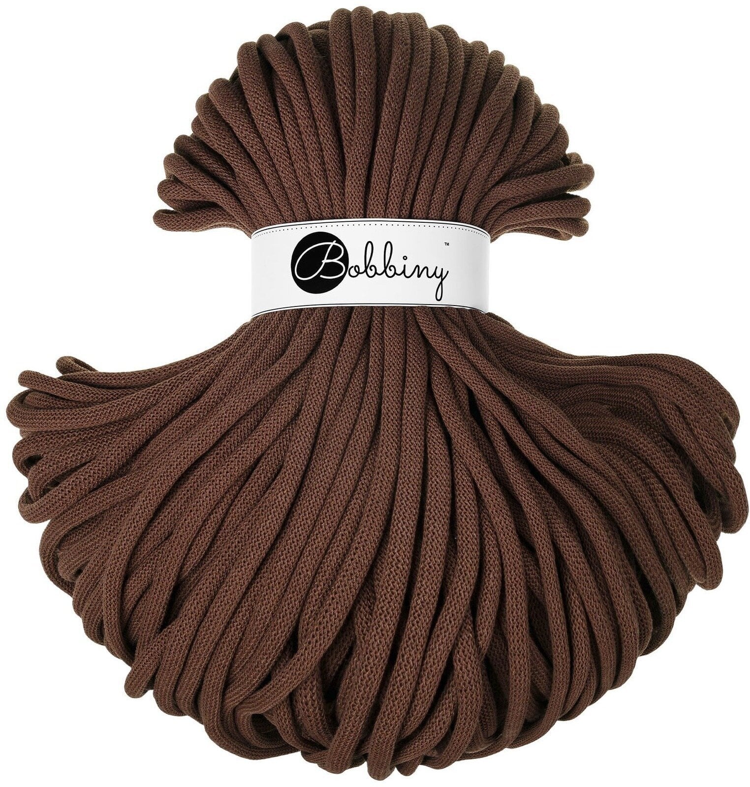 Șnur  Bobbiny Jumbo 9 mm 100 m Chocolate Brown Șnur 