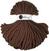 Șnur  Bobbiny Jumbo 9 mm 100 m Chocolate Brown Șnur 