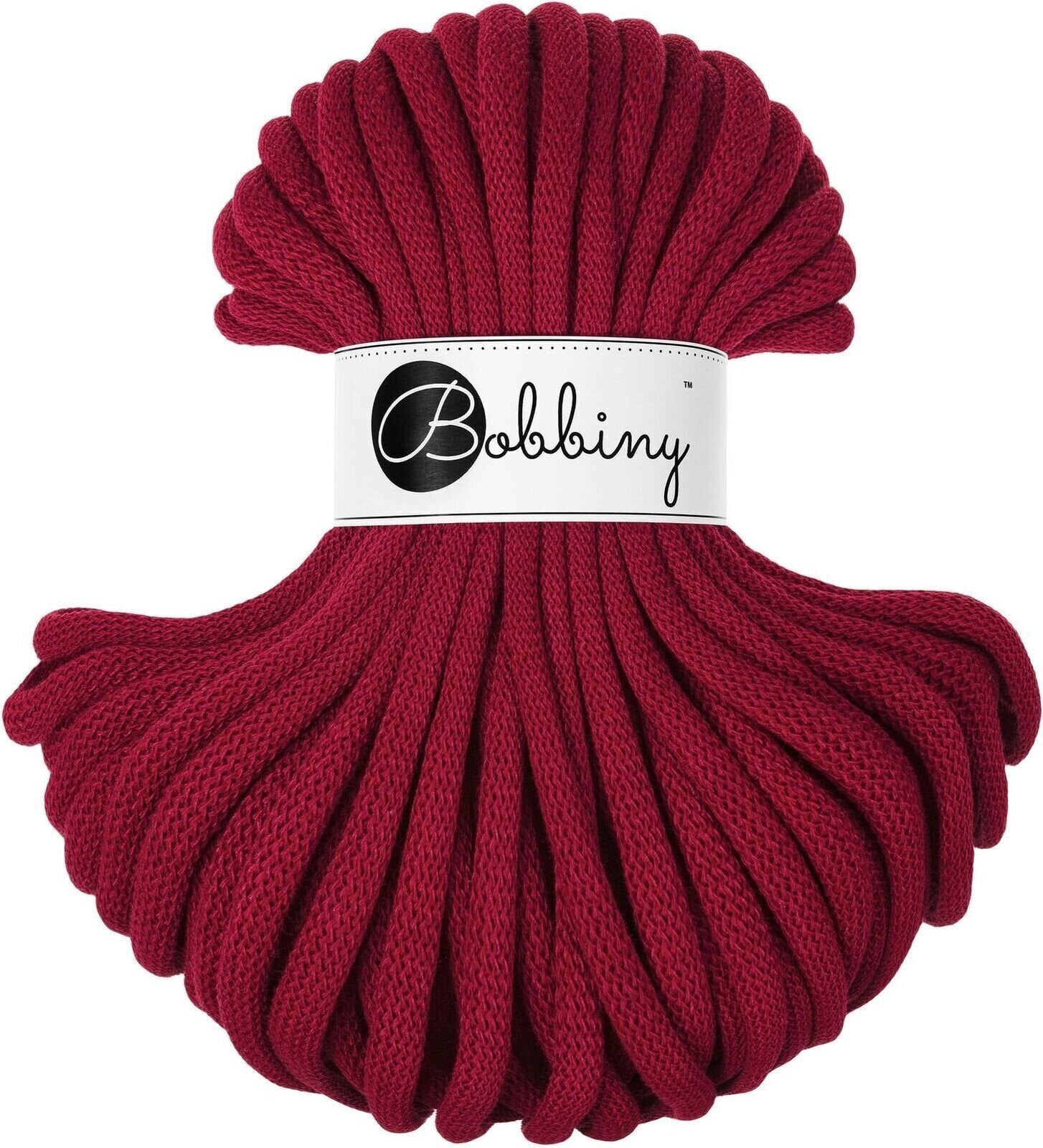 Cable Bobbiny Jumbo 9 mm 30 m Red Velvet Cable