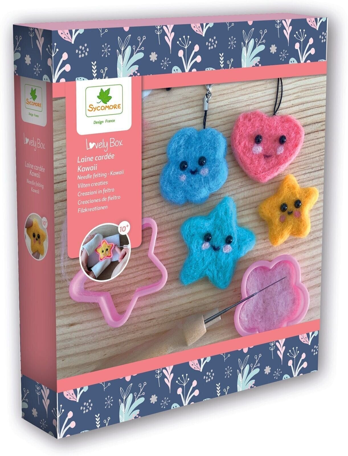 Výtvarná a kreativní sada Sycomore Jehlové plstění Kawaii