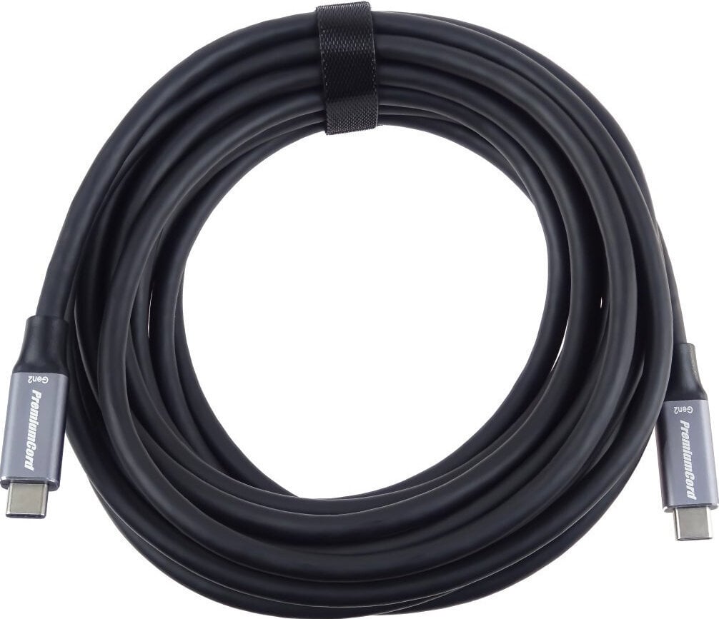 Cabo USB PremiumCord USB-C to USB-C 100W Black 5 m Cabo USB