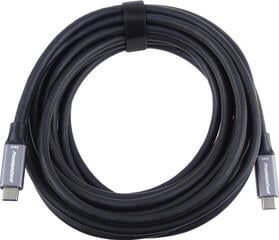 USB кабл PremiumCord USB-C to USB-C 100W Black 5 m USB кабл