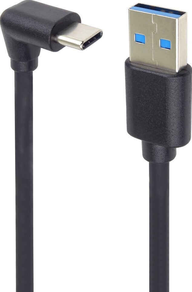 USB кабл PremiumCord USB-C Angled to USB-A 3.0 1 m USB кабл
