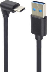 USB кабл PremiumCord USB-C Angled to USB-A 3.0 1 m USB кабл
