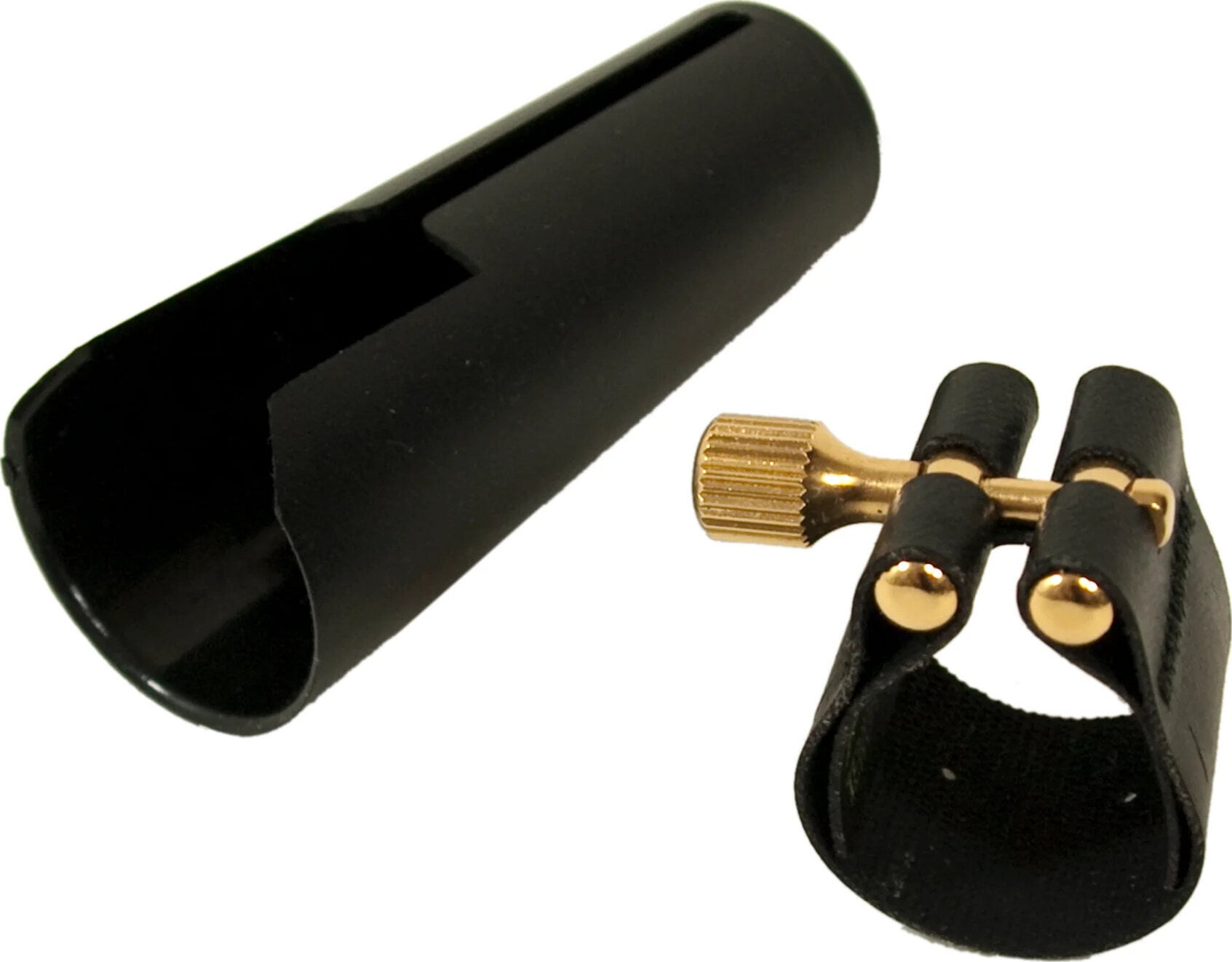 Ligatura za tenor saksofone Rovner Tenor Sax Ebon 2R Dark Ligatura za tenor saksofone