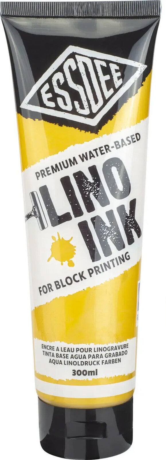 Paint For Linocut Essdee Block Printing Ink Paint For Linocut Metallic Gold 300 ml