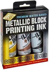 Linoväri Essdee Block Printing Ink Linoväri Metallic 3 x 100 ml
