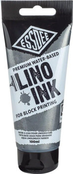 Barva na linoryt Essdee Premium Block Printing Ink Barva na linoryt Metallic Silver 100 ml - 1