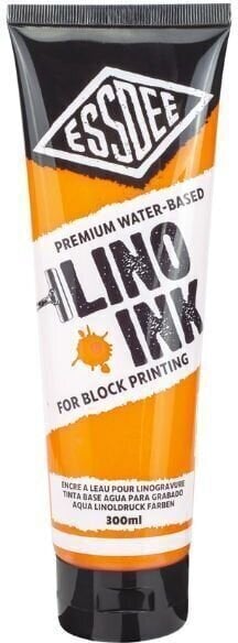 Farba na linoryt Essdee Block Printing Ink Farba na linoryt Fluorescent Orange 300 ml