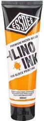 Barva za linotisk Essdee Block Printing Ink Barva za linotisk Fluorescent Orange 300 ml