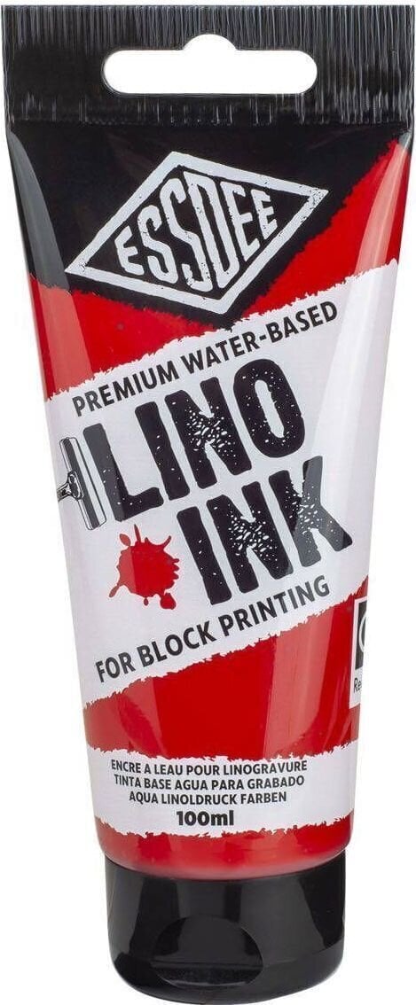 Boja za linorez Essdee Premium Block Printing Ink Boja za linorez Brilliant Red 100 ml