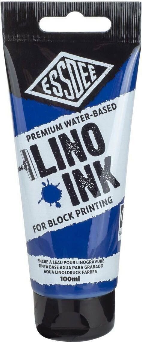 Боя за линогравюра Essdee Premium Block Printing Ink Боя за линогравюра Brilliant Blue 100 ml