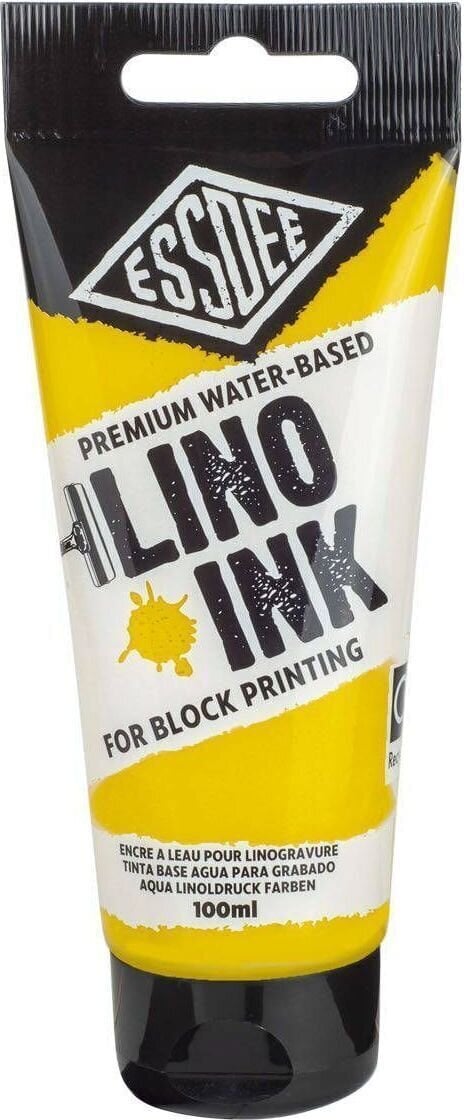 Linoväri Essdee Premium Block Printing Ink Linoväri Brilliant Yellow 100 ml