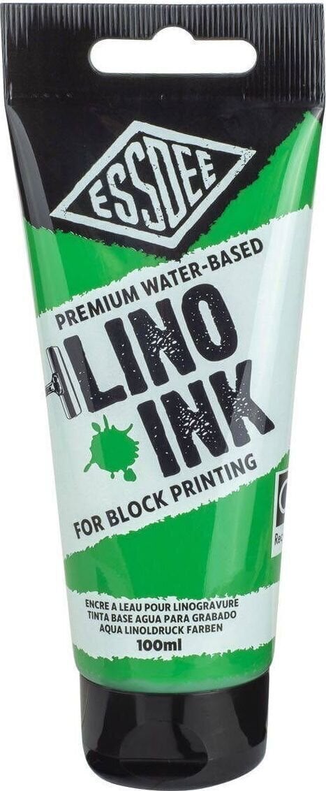 Culoare pentru linogravură Essdee Premium Block Printing Ink Culoare pentru linogravură Brilliant Green 100 ml