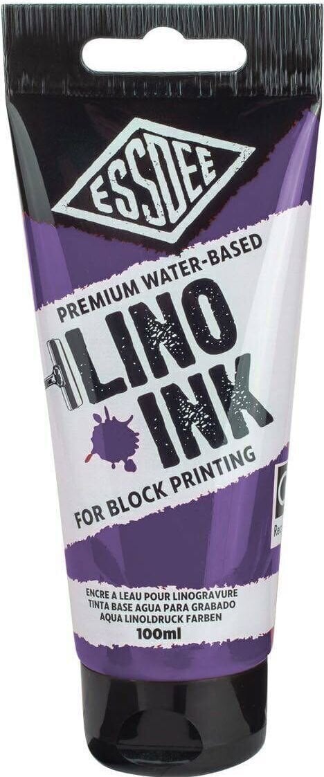 Tinta para linogravura Essdee Premium Block Printing Ink Tinta para linogravura Purple 100 ml