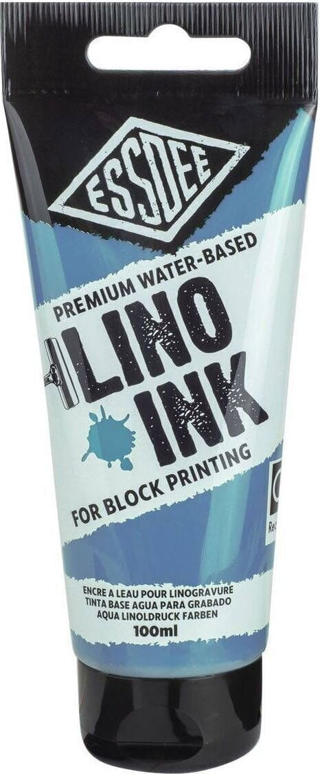 Culoare pentru linogravură Essdee Premium Block Printing Ink Culoare pentru linogravură Turquoise 100 ml