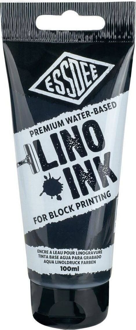 Peintures pour la linogravure Essdee Premium Block Printing Ink Peintures pour la linogravure Black 100 ml