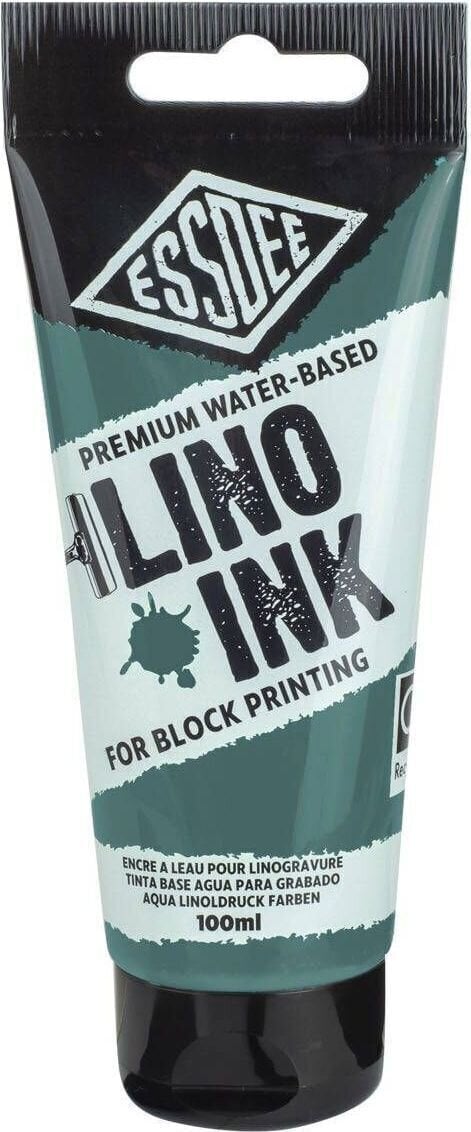 Barva na linoryt Essdee Premium Block Printing Ink Barva na linoryt Viridian 100 ml