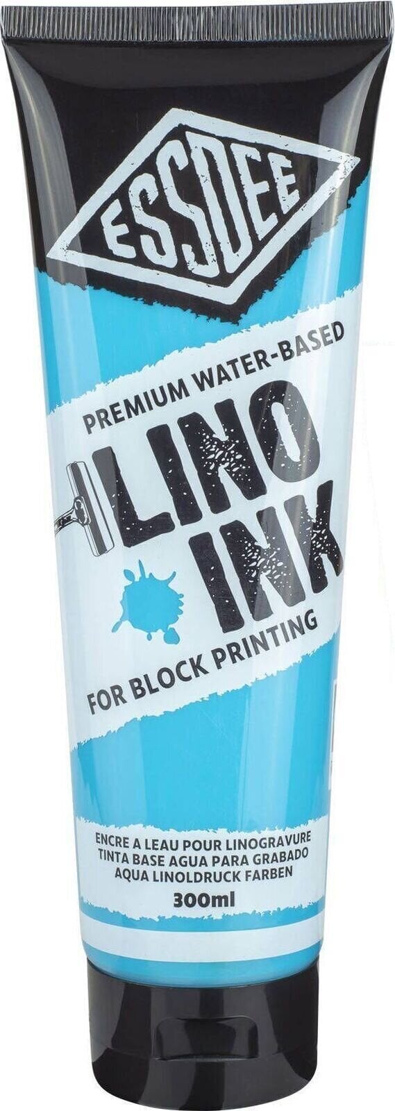 Paint For Linocut Essdee Block Printing Ink Paint For Linocut Sky Blue 300 ml