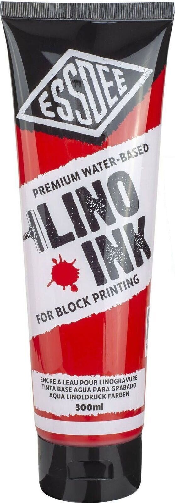 Фарба для ліногравюри Essdee Block Printing Ink Фарба для ліногравюри Brilliant Red (Scarlet) 300 ml