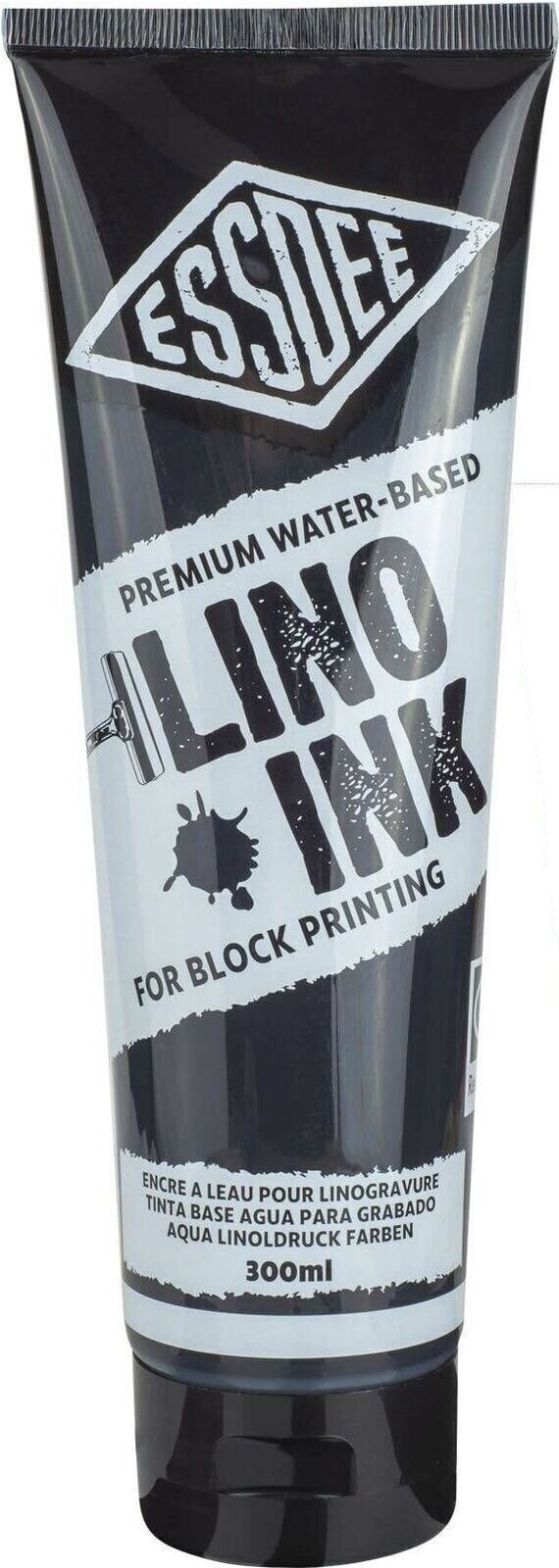 Боя за линогравюра Essdee Block Printing Ink Боя за линогравюра Black 300 ml