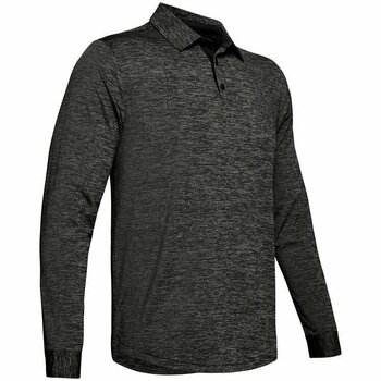 Polo trøje Under Armour UA Long Sleeve Playoff 2.0 Sort M - 1
