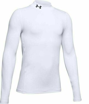 Thermo ondergoed Under Armour ColdGear Armour Mock Wit M - 1
