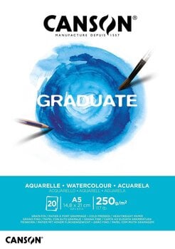 Carnet de croquis Canson Graduate Watercolour Graduate Carnet de croquis A5 250 g - 1