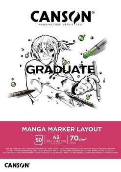 Carnet de croquis Canson Graduate Manga Marker Layout Graduate Carnet de croquis A3 70 g - 1