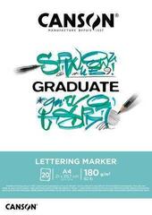 Carnet de croquis Canson Graduate Lettering Marker Graduate Carnet de croquis A4 180 g