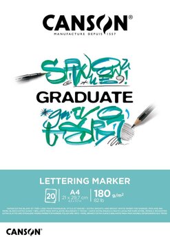 Carnet de croquis Canson Graduate Lettering Marker Graduate Carnet de croquis A4 180 g - 1