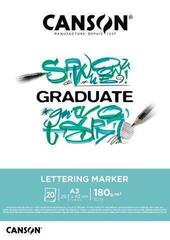 Carnet de croquis Canson Graduate Lettering Marker Graduate Carnet de croquis A3 180 g