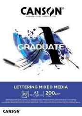 Sketchbook Canson Graduate Lettering Mixed Media Graduate Sketchbook A3 200 g