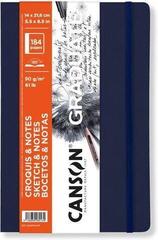 Sketchbook Canson Graduate Sketch & Notes Book Graduate Sketchbook 184 19 x 21,6 cm  90 g Dark Blue