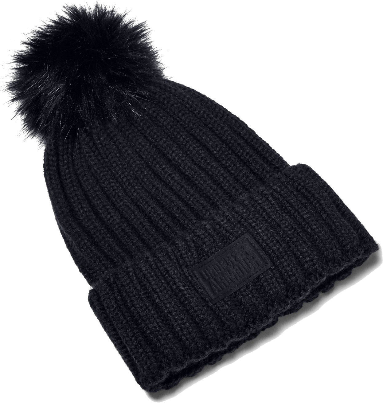 Beanie/Hat Under Armour Snowcrest Pom Beanie Black