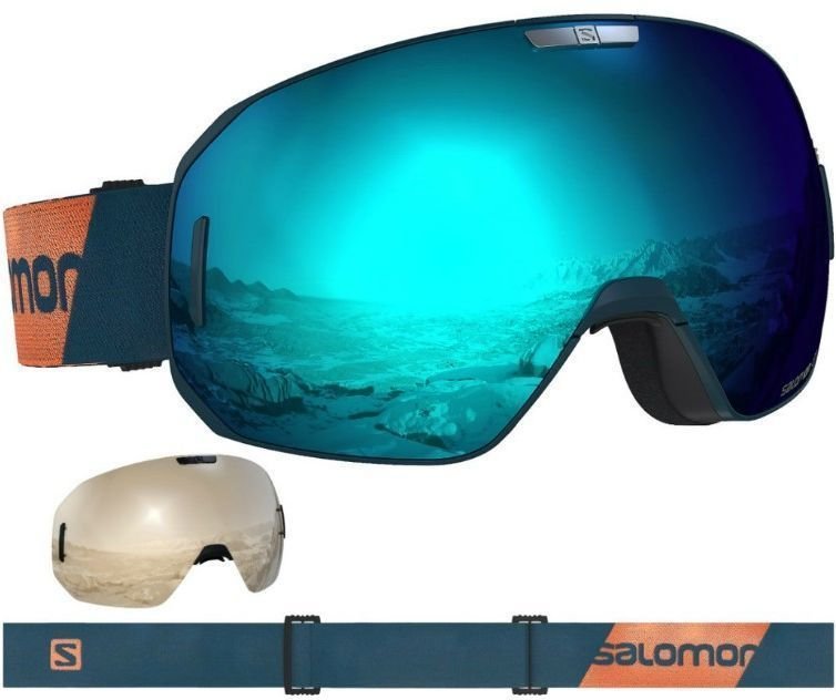 Masques de ski Salomon S/Max Moroccan Blue Masques de ski