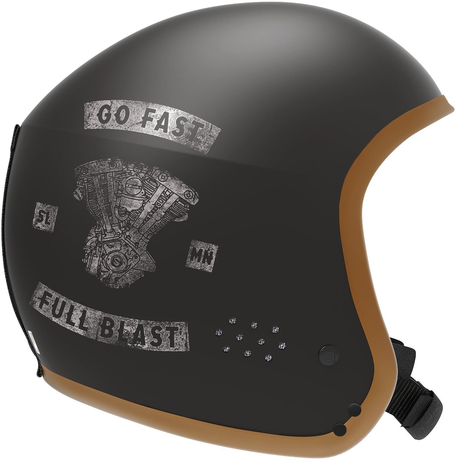 Ski Helmet Salomon S Race FIS Café Racer L (58-59 cm) Ski Helmet